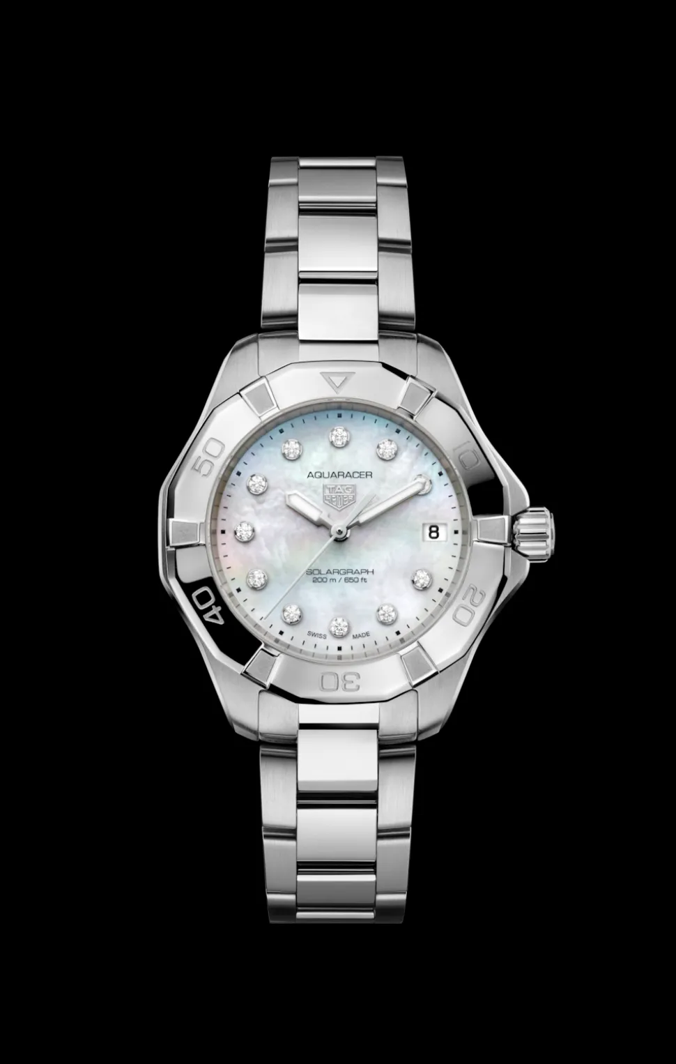 Uhren Für Damen-TAG Heuer AQUARACER PROFESSIONAL 200 SOLARGRAPH